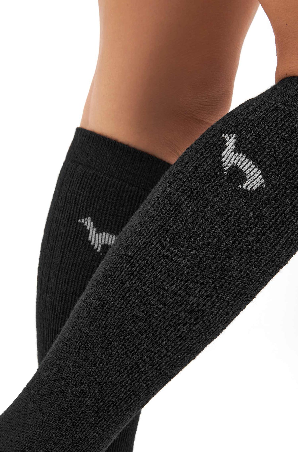 Alpaka Socken SKI-schwarz