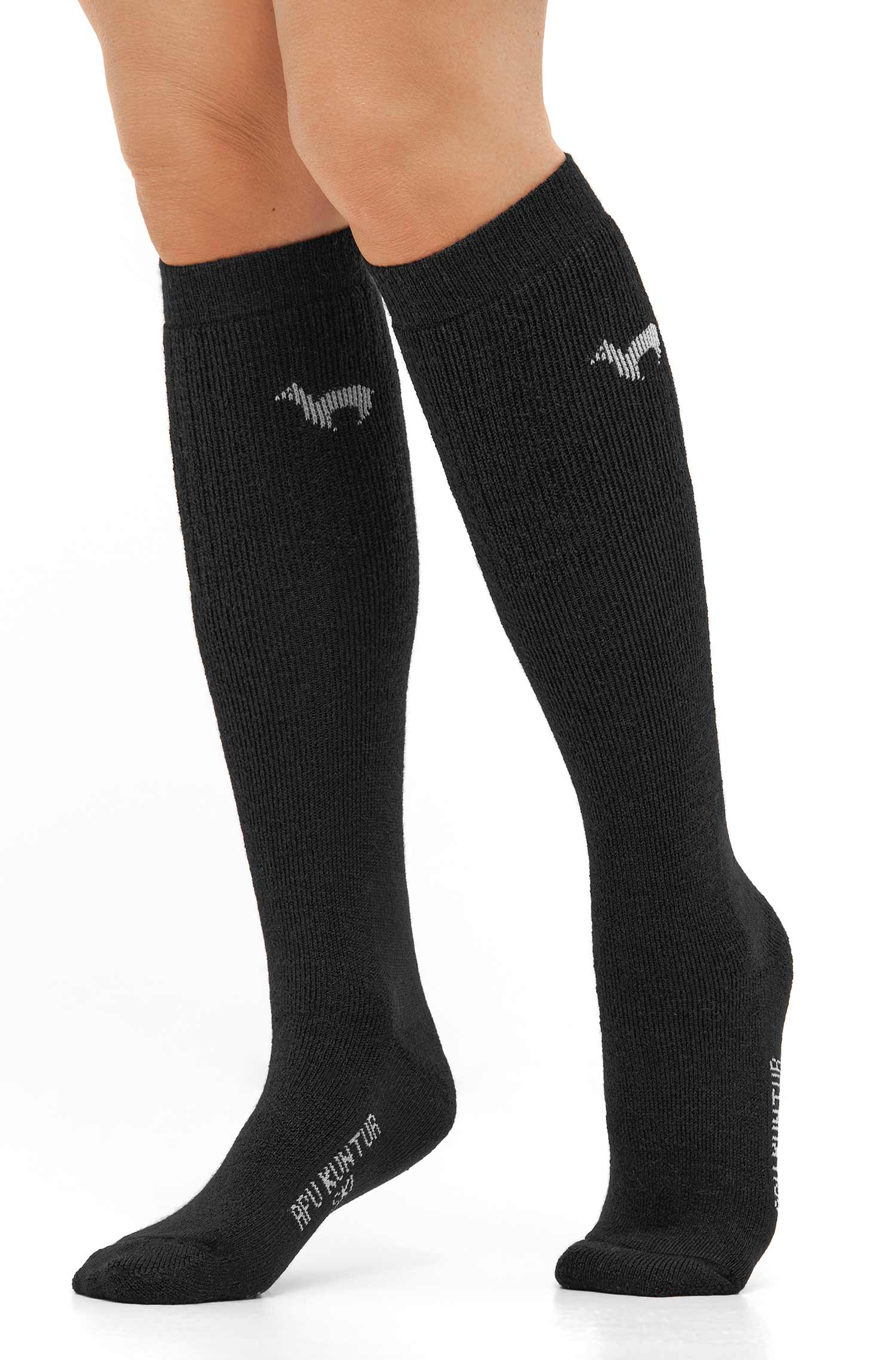 Alpaka Socken SKI | 6er-Pack-schwarz