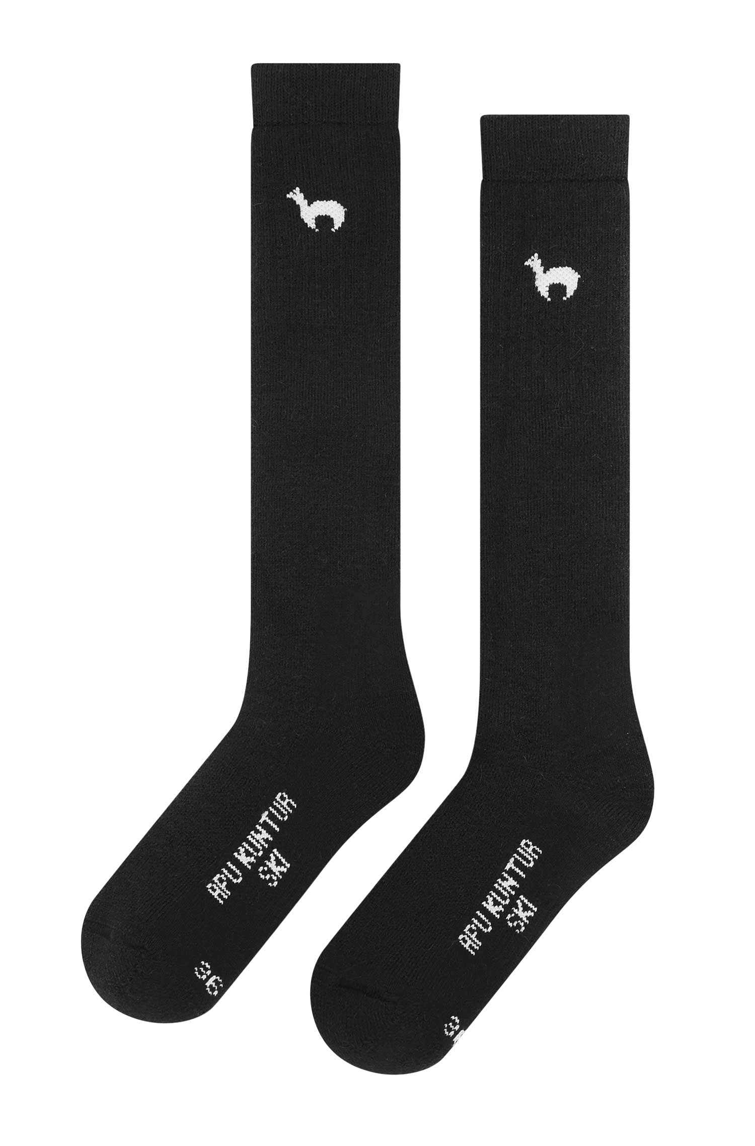 Alpaka Socken SKI | 6er-Pack-schwarz