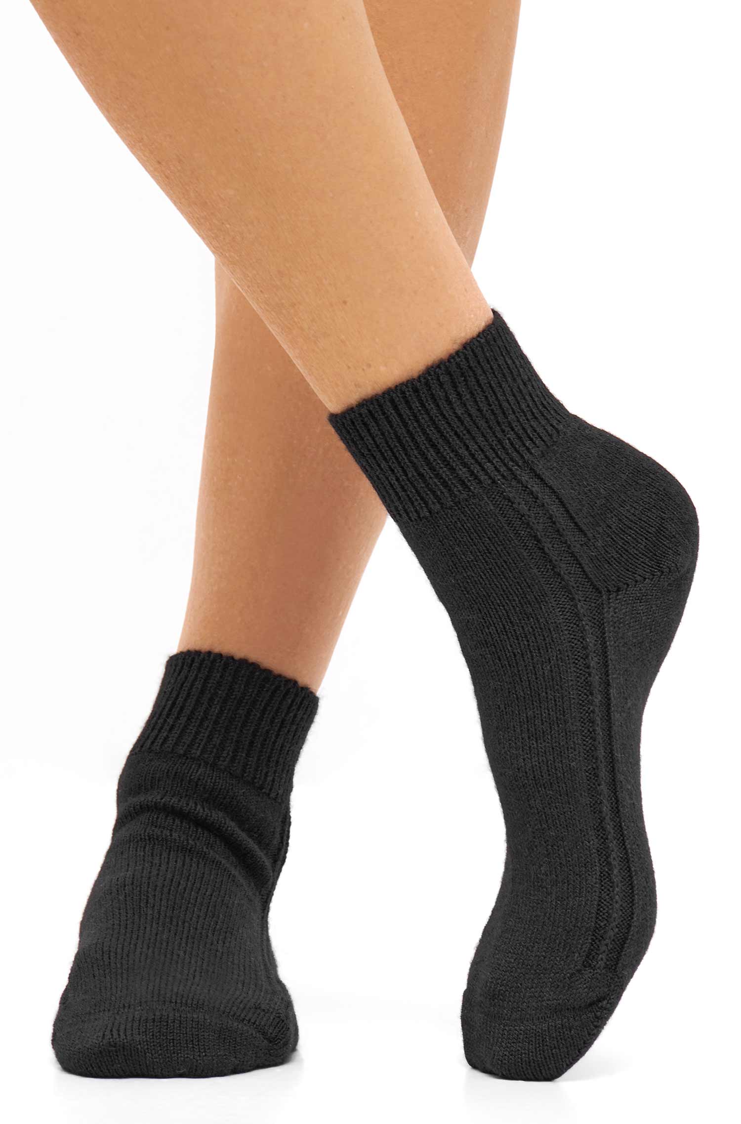 Alpaka Socken WOHLFÜHL | 6er-Pack-schwarz