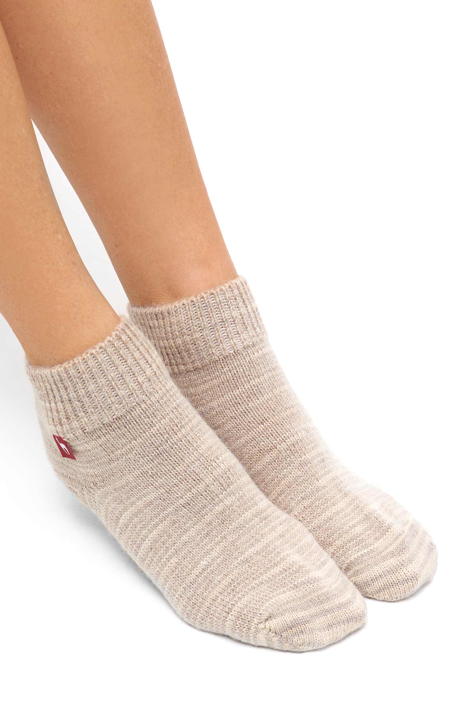 Alpaka Socken FREIZEIT | 6er Pack-sand meliert
