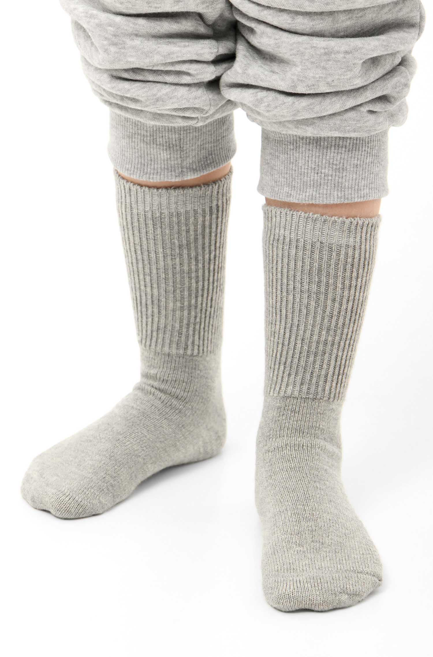 Alpaka Socken SOFT-silbergrau