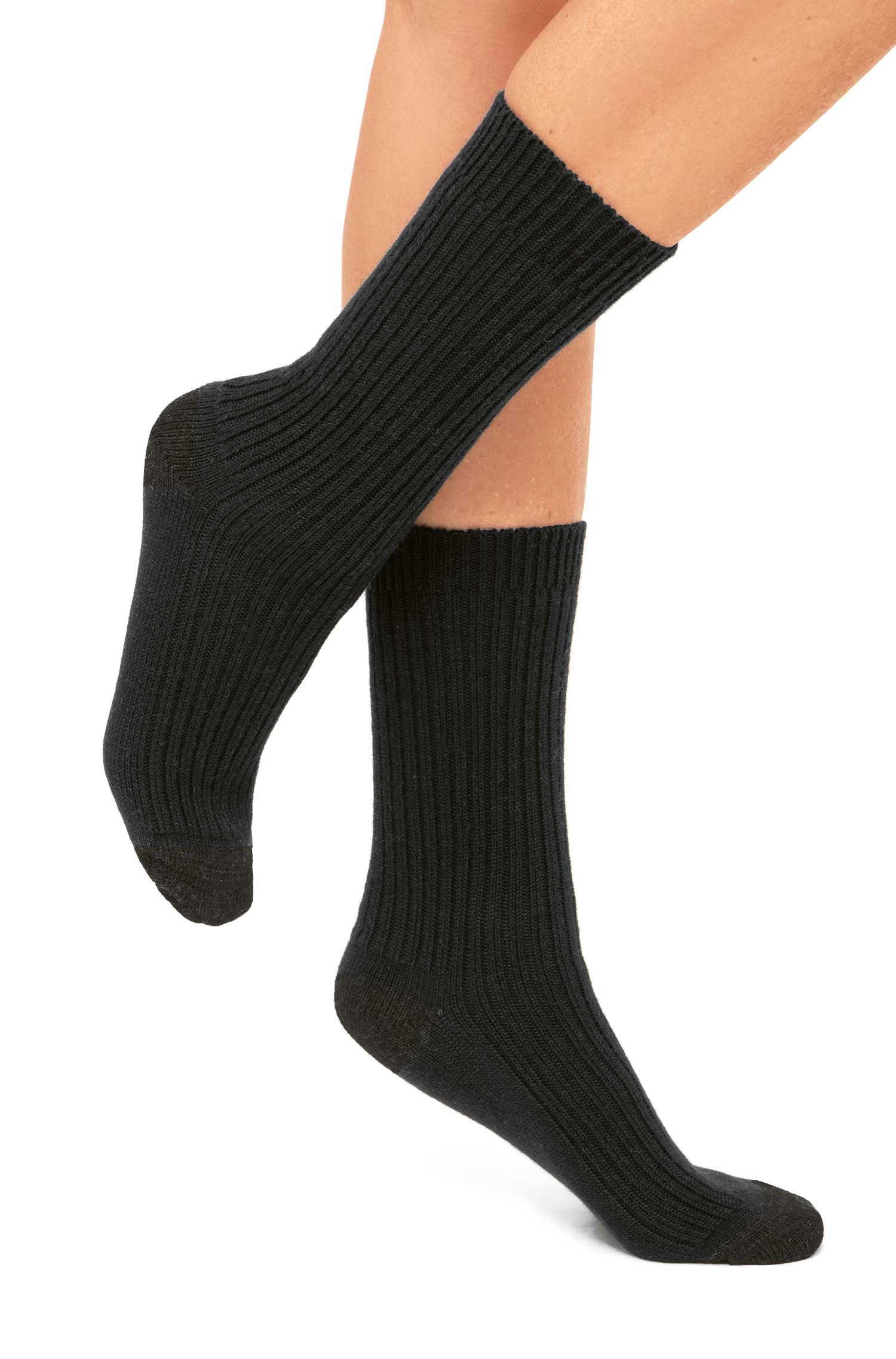 Alpaka Socken SOFT-schwarz