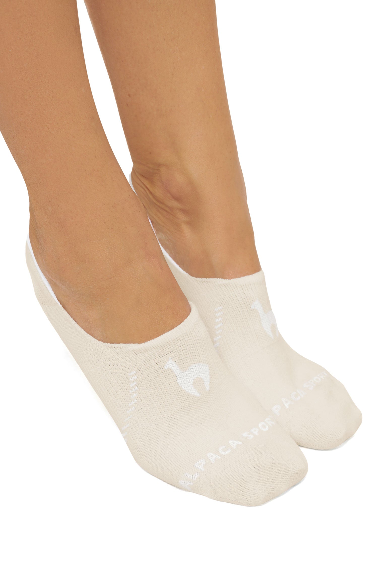 Alpaka Socken SLIPPER | 6er-Pack-weiss