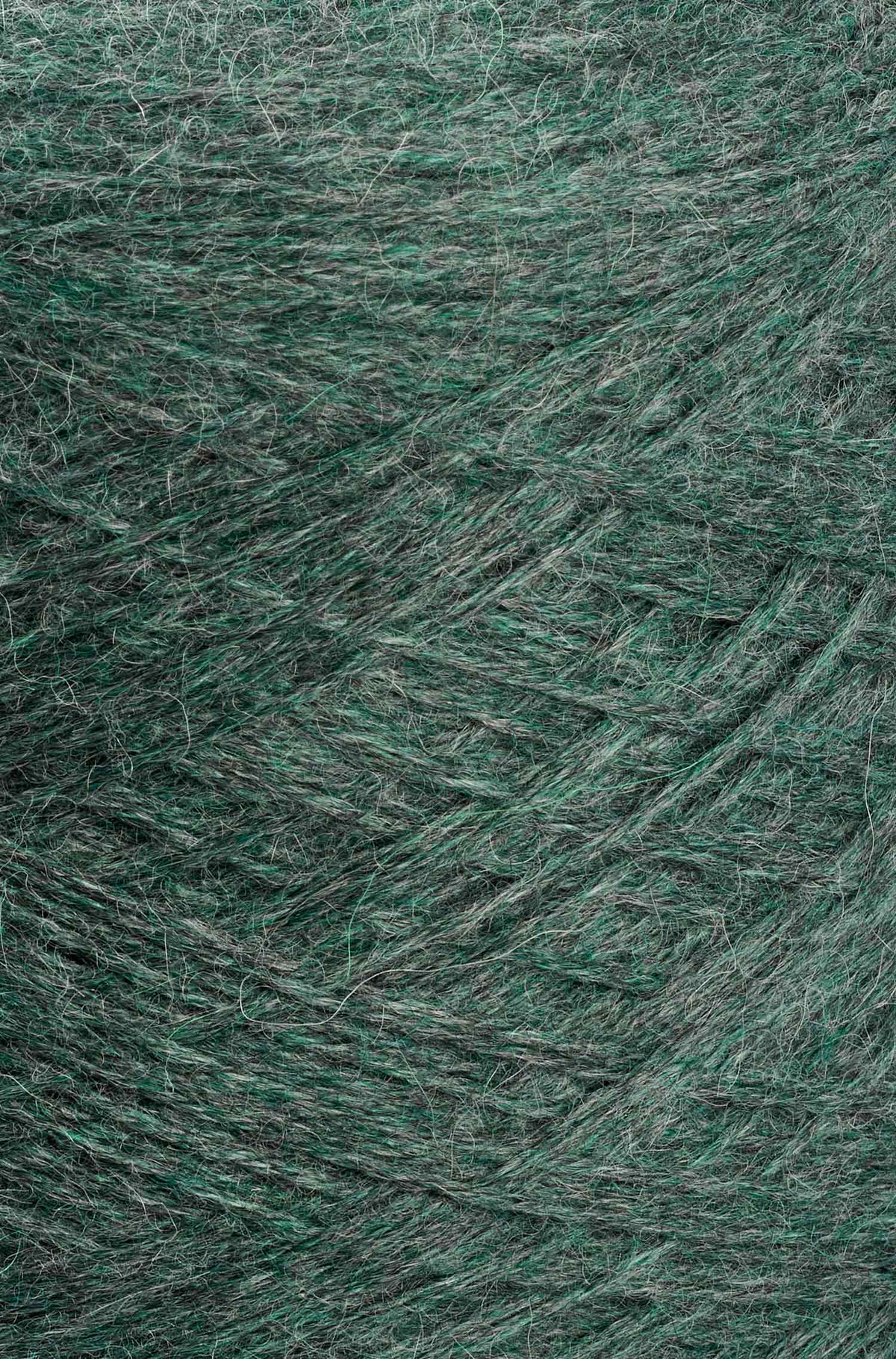 Baby Alpaka Wolle PURE | 1kg Kone-grüngrau melange