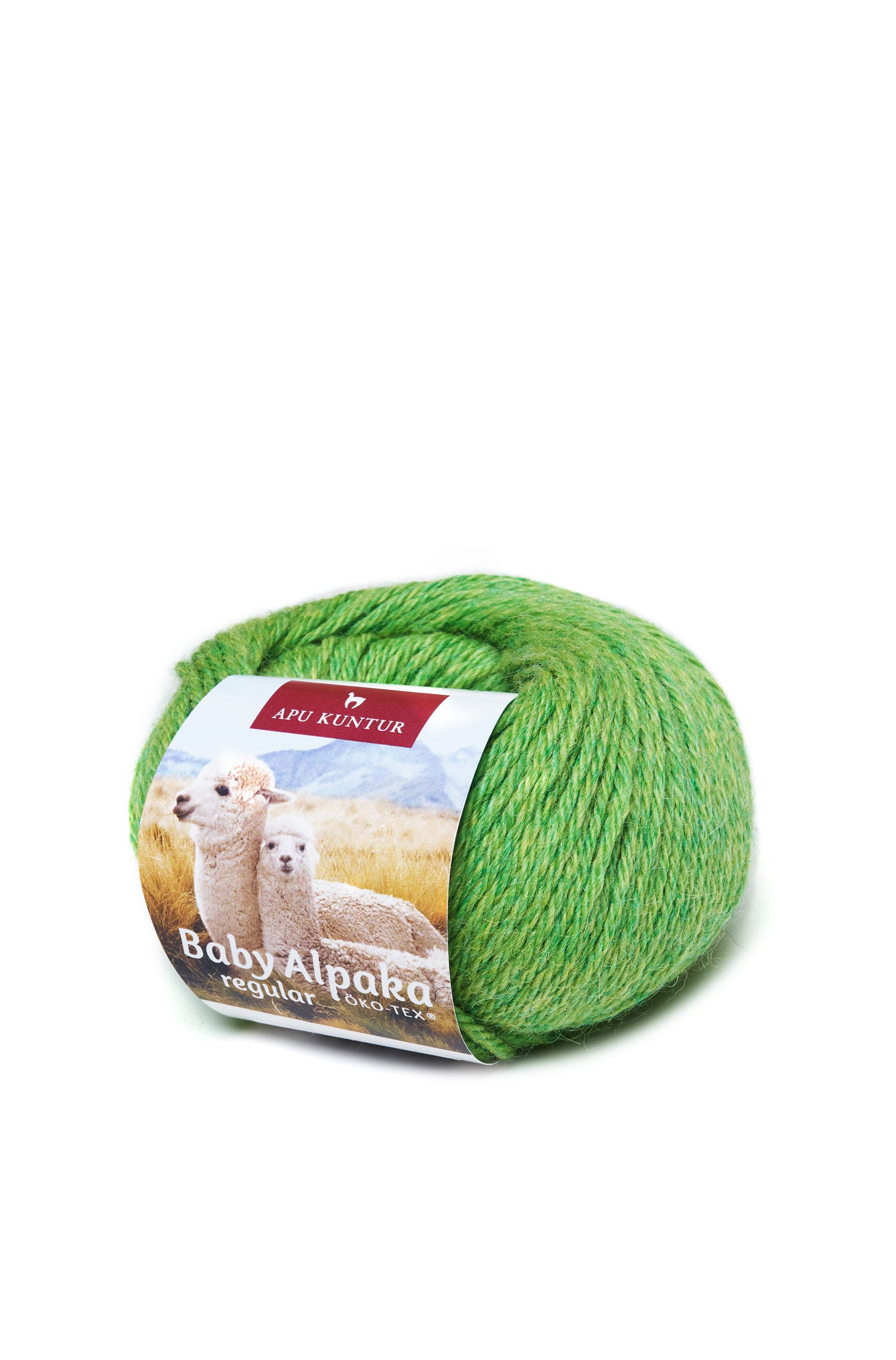 Alpaka Wolle BABY ALPACA | 50g-grün melange