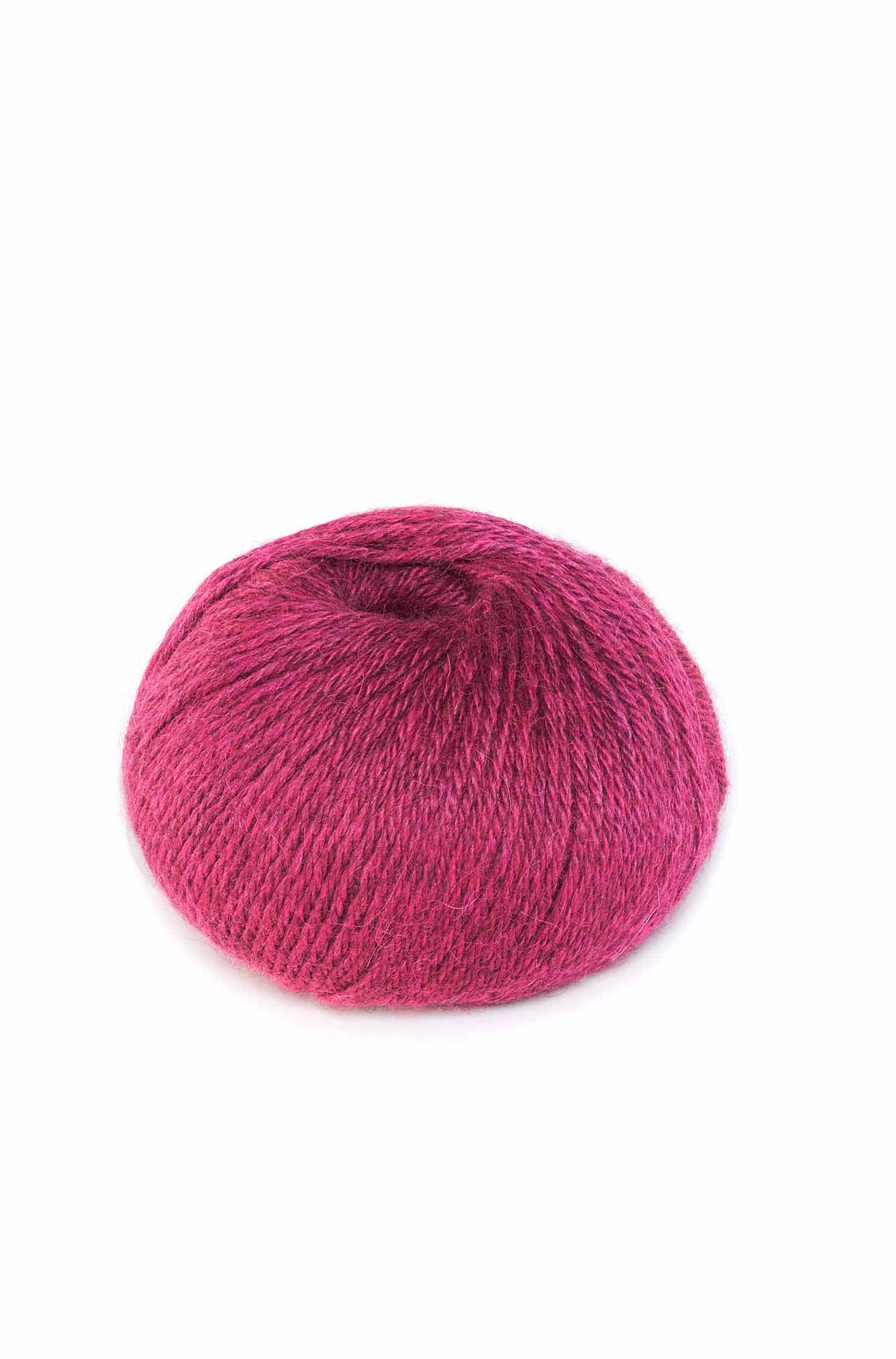Alpaka Wolle BABY ALPACA | 50g-himbeere melange
