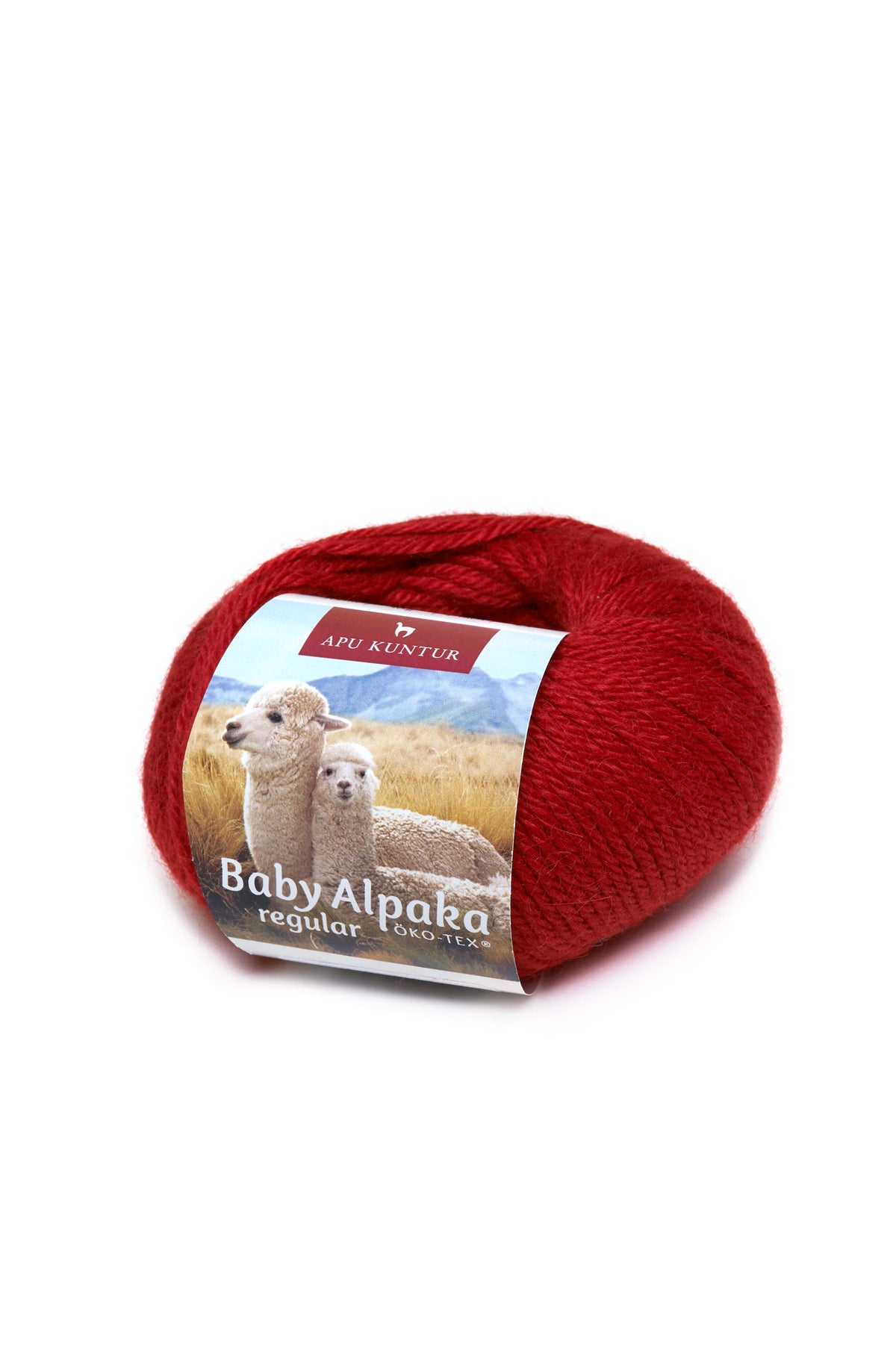 Baby Alpaka Wolle PURE | 50g-rot
