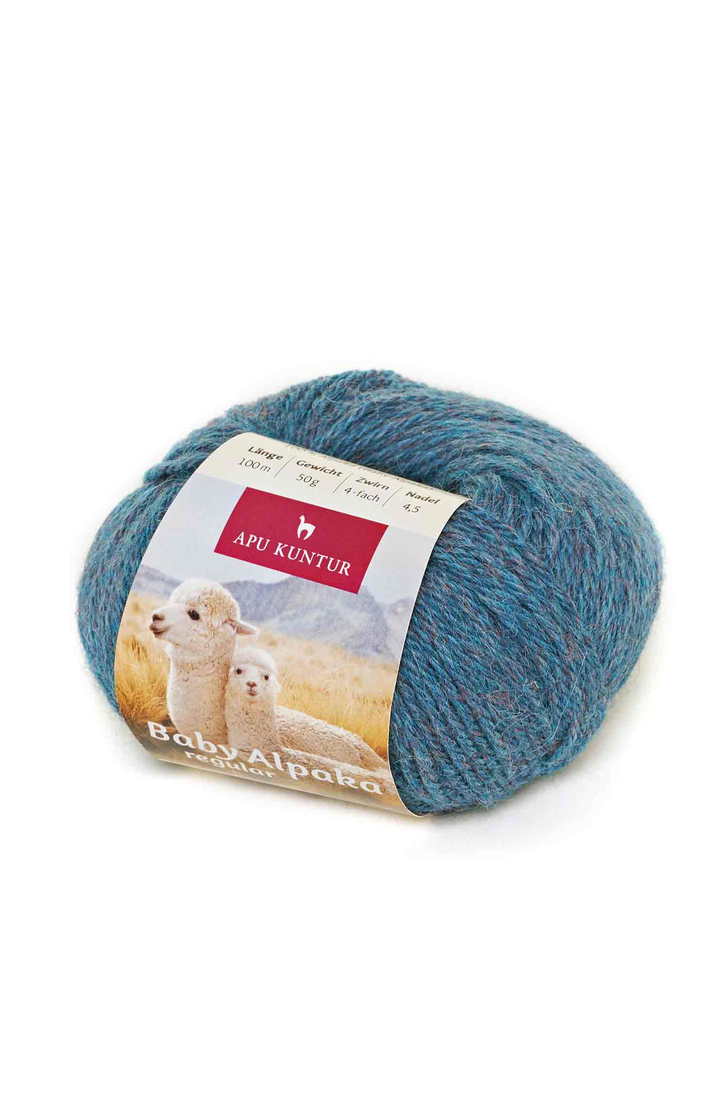 Baby Alpaka Wolle PURE | 5×50g-alger melange