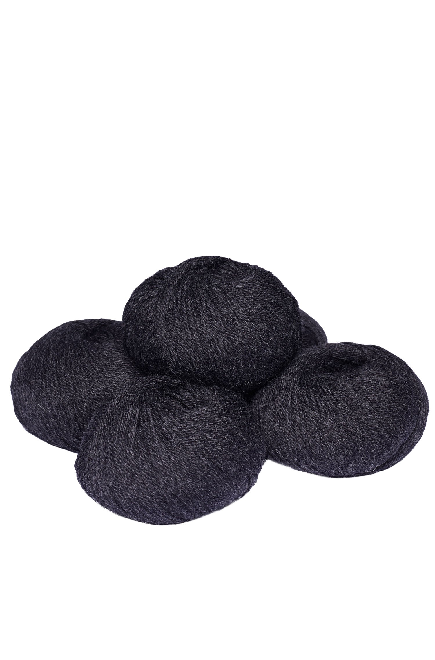 Baby Alpaka Wolle PURE | 5×50g-anthrazit