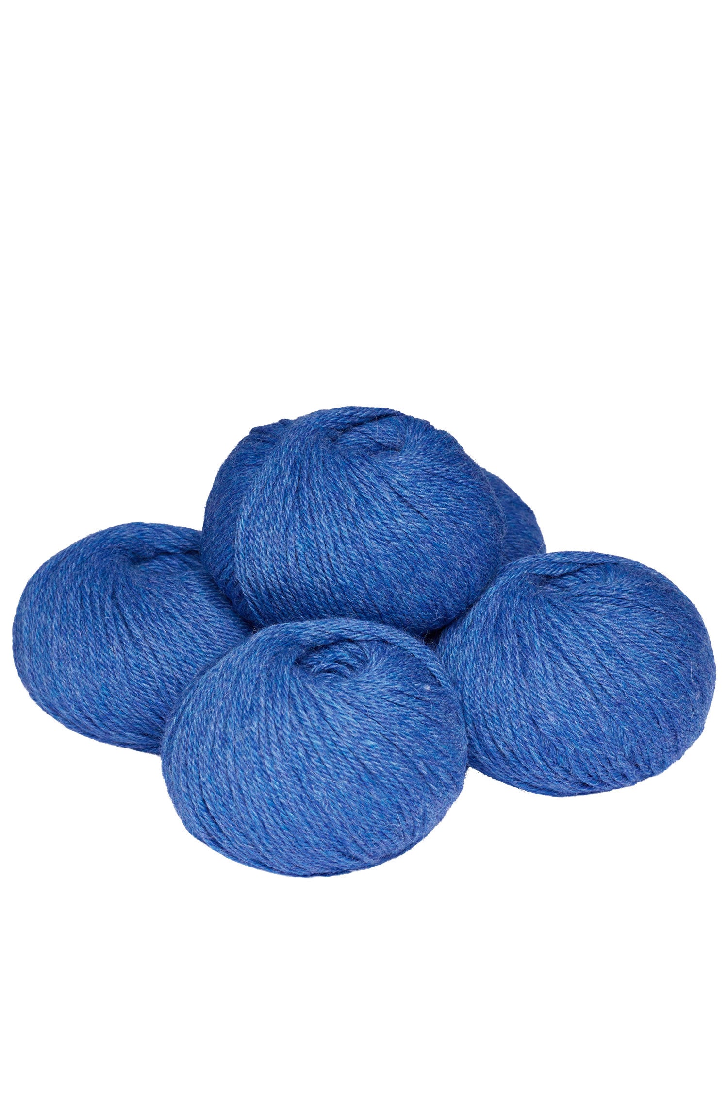 Baby Alpaka Wolle PURE | 5×50g-blau melange