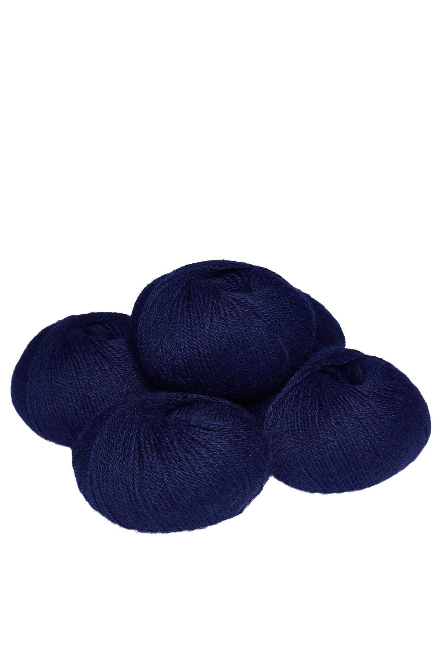 Baby Alpaka Wolle PURE | 5×50g-dunkelblau