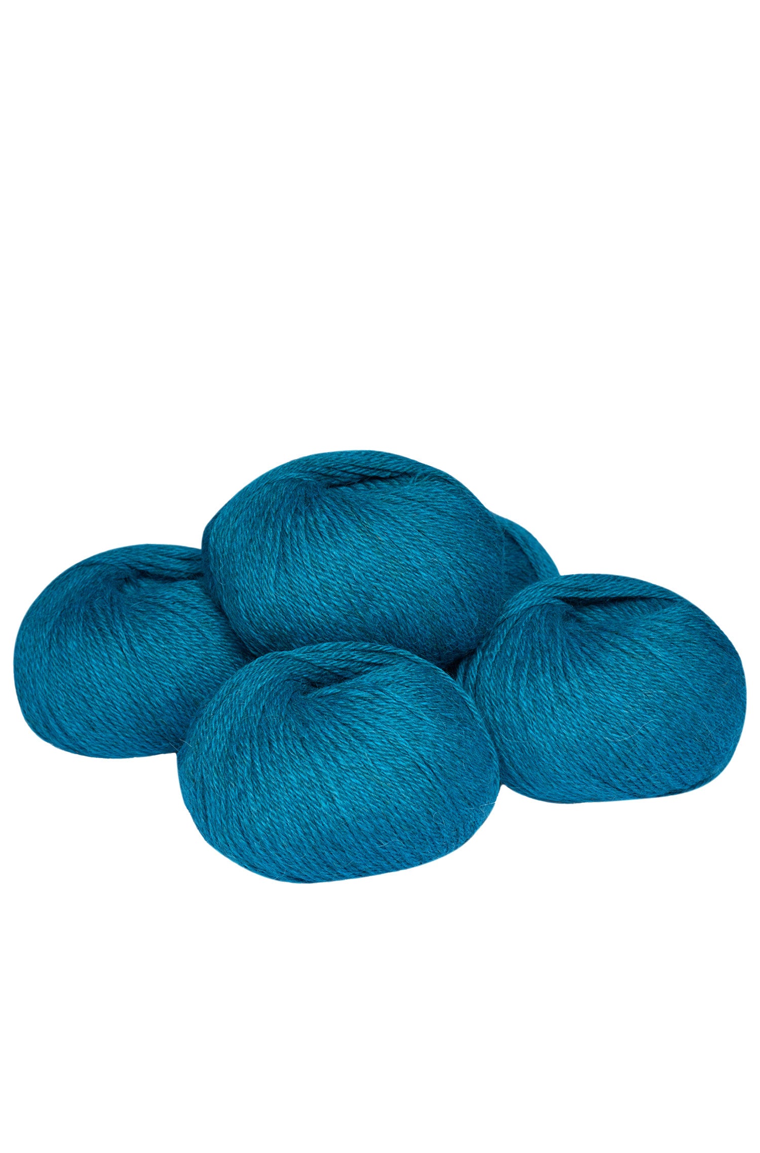Baby Alpaka Wolle PURE | 5×50g-petrol melange