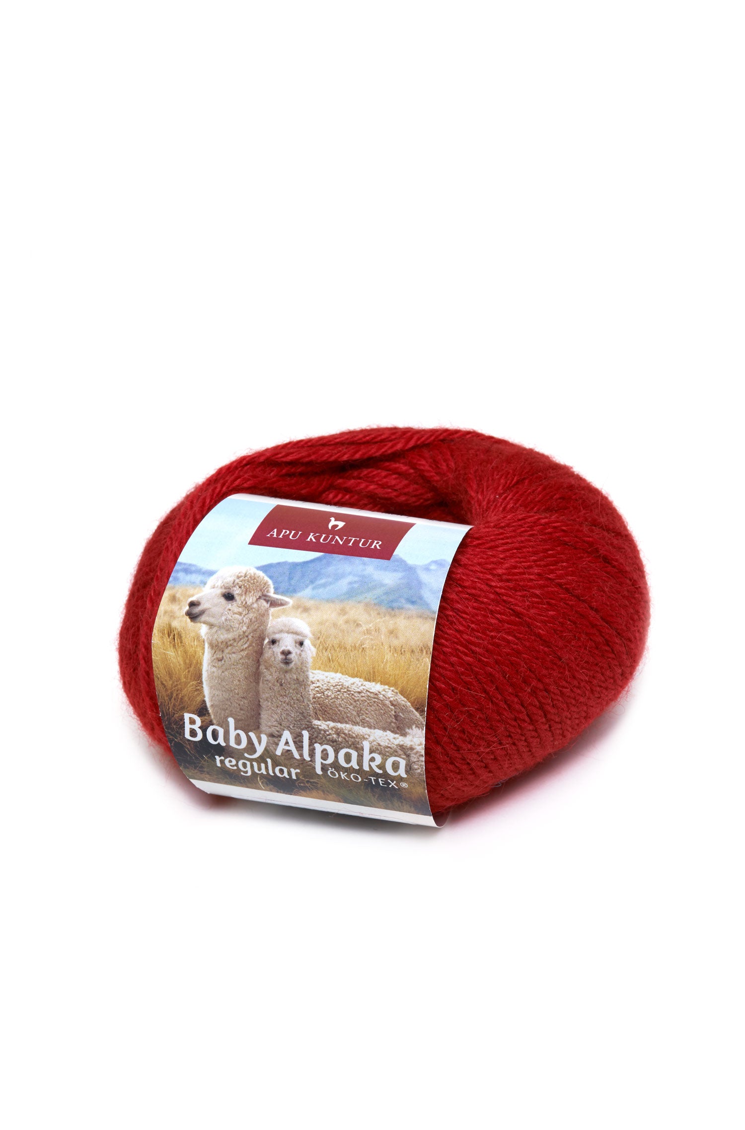 Baby Alpaka Wolle PURE | 5×50g-rot