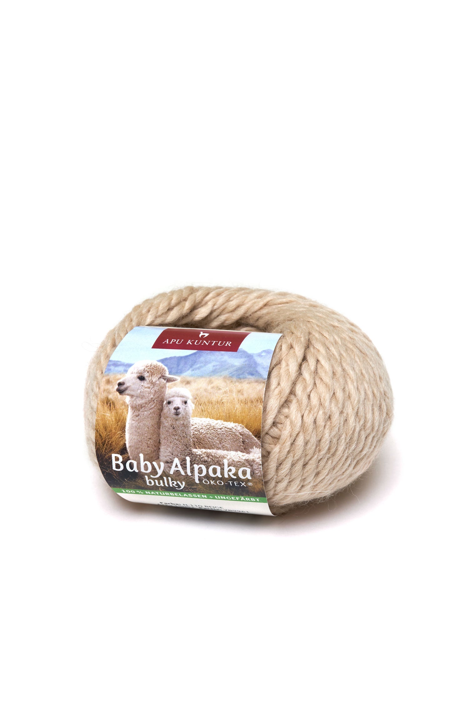 Baby Alpaka Wolle PURE | 5×50g-beige