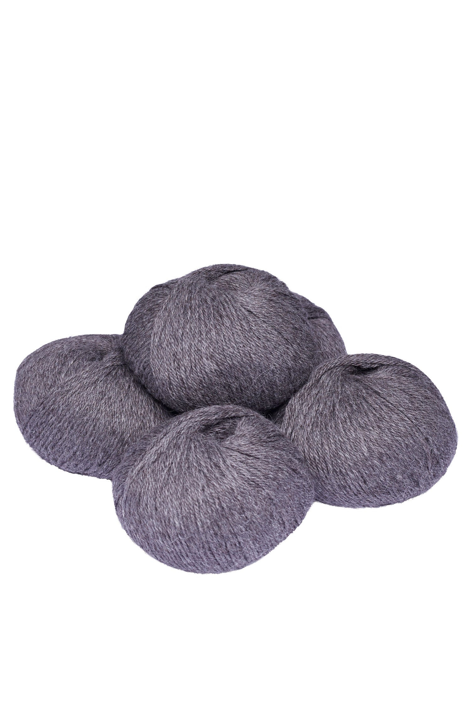 Baby Alpaka Wolle PURE | 5×50g-dunkelgrau