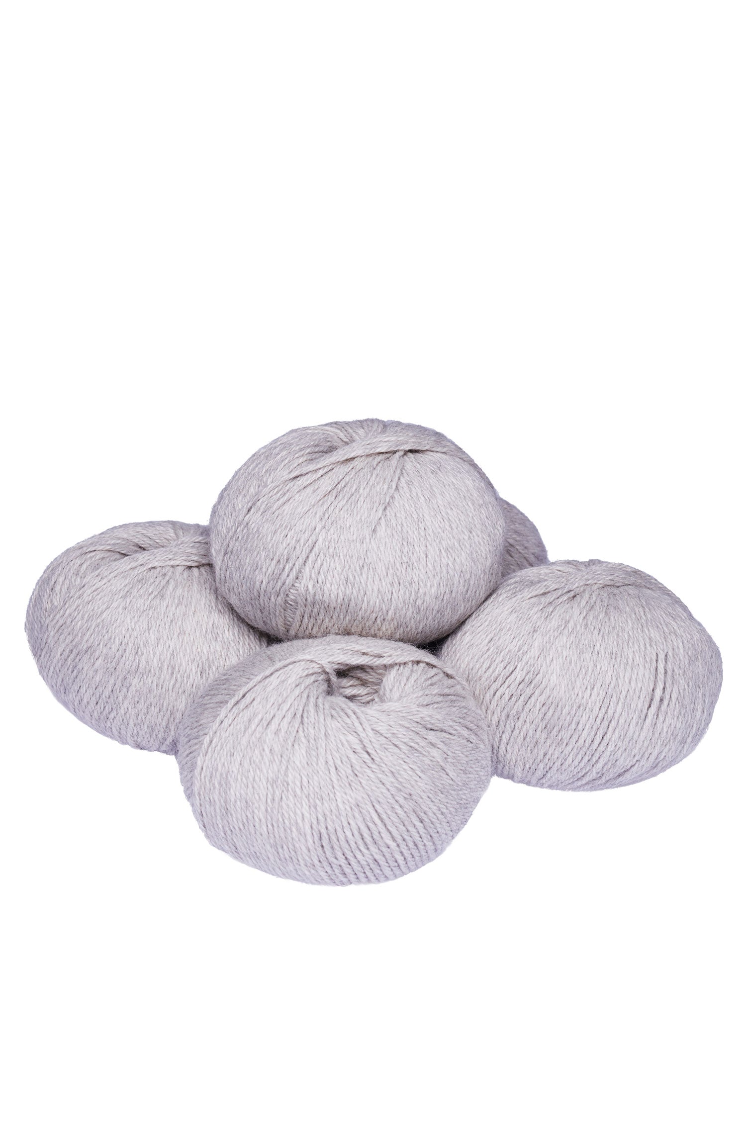 Baby Alpaka Wolle PURE | 5×50g-hellgrau