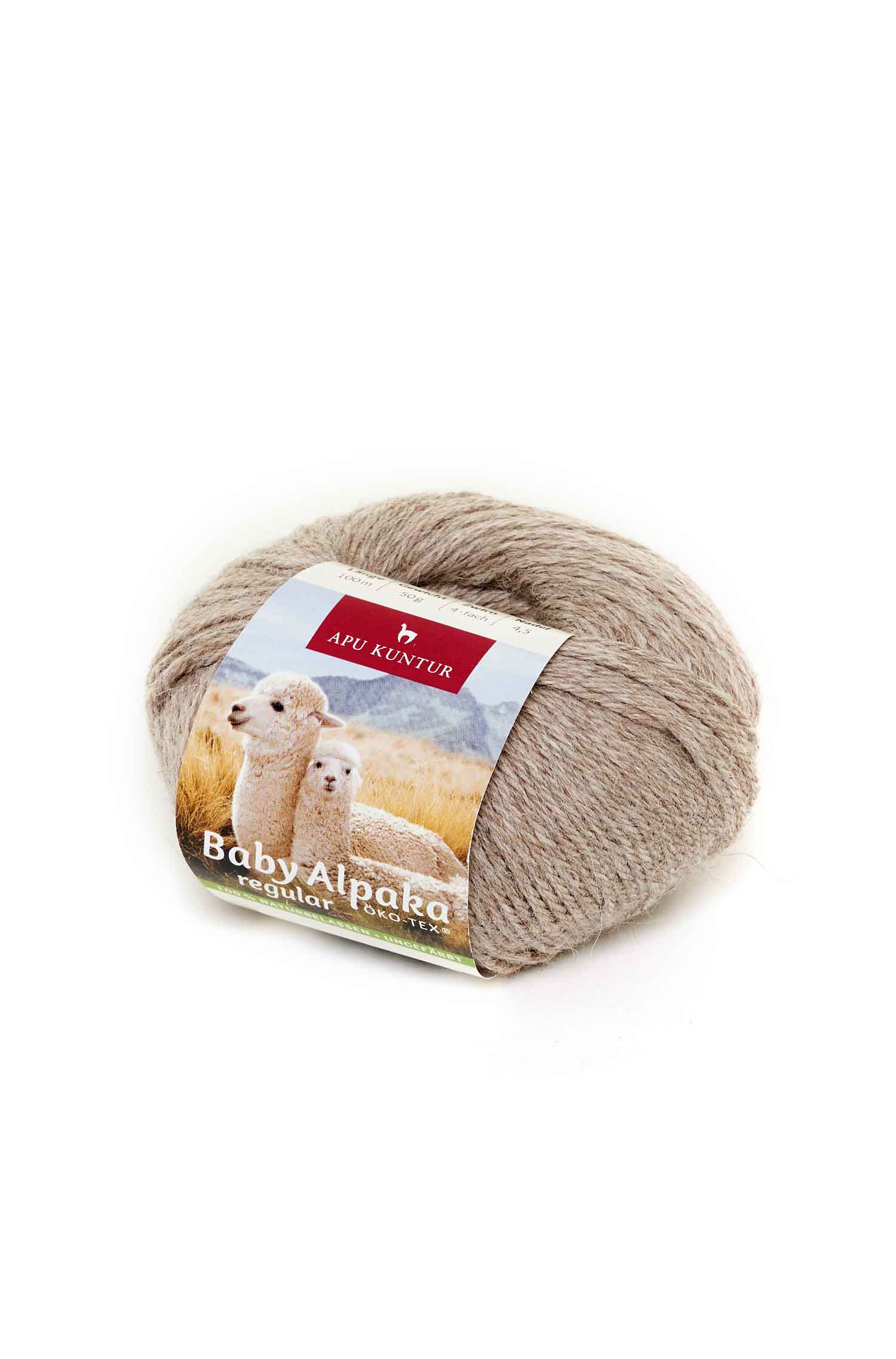 Baby Alpaka Wolle PURE | 5×50g-sand