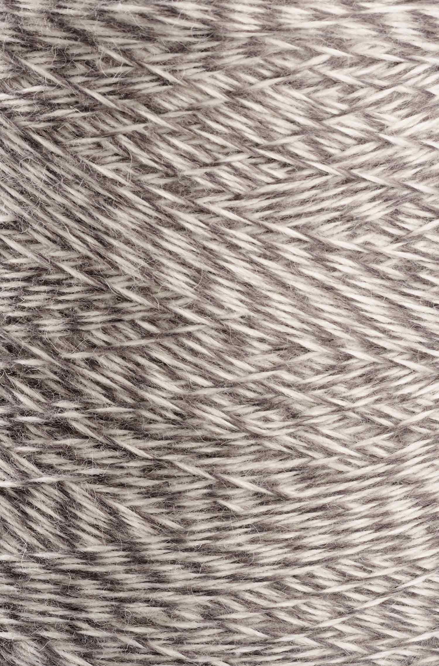 Alpaka Sockengarn MULTICOLOUR | 1kg Kone-grau meliert