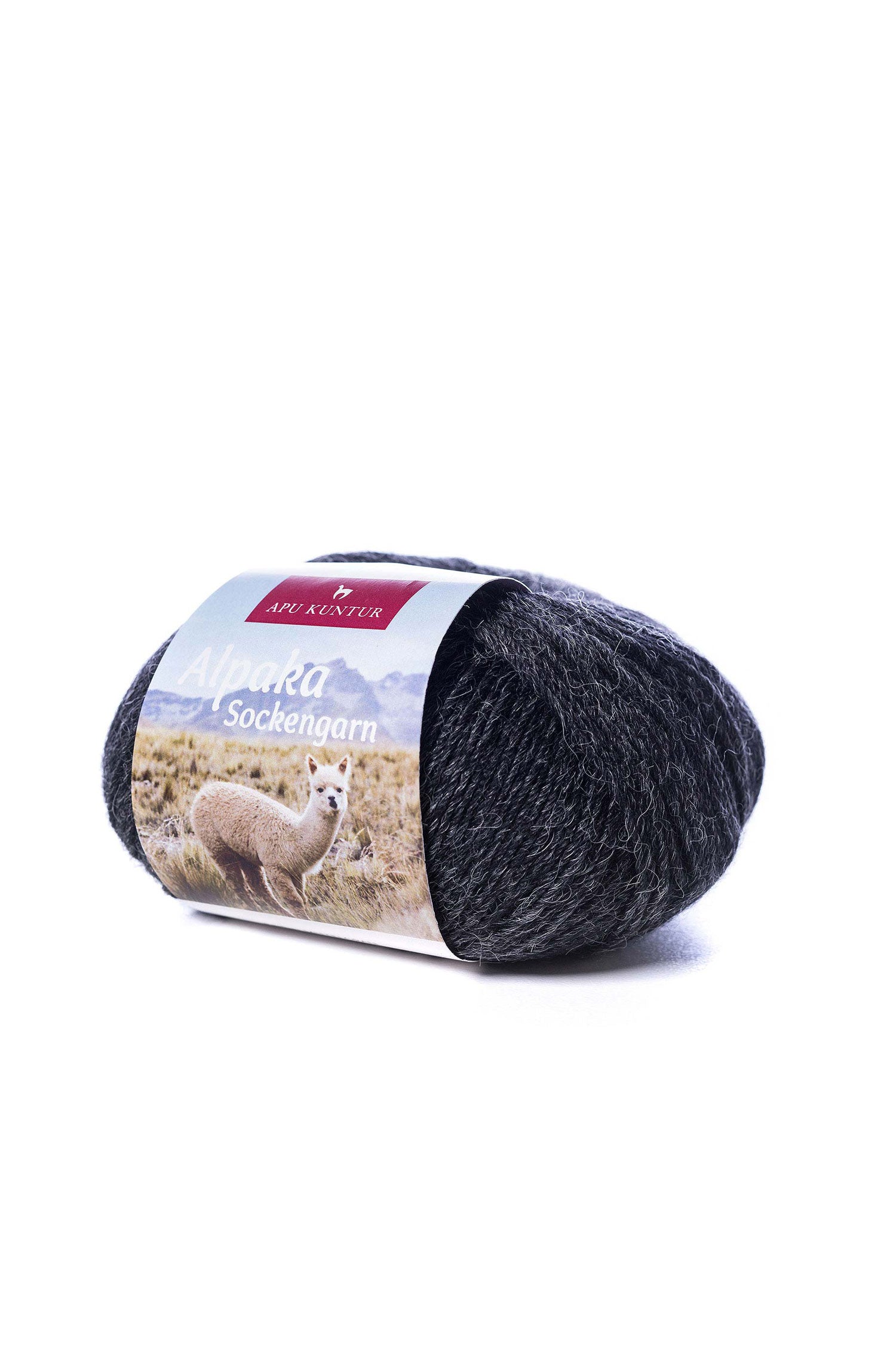 Alpaka Sockengarn MULTICOLOR | 50g-anthrazit