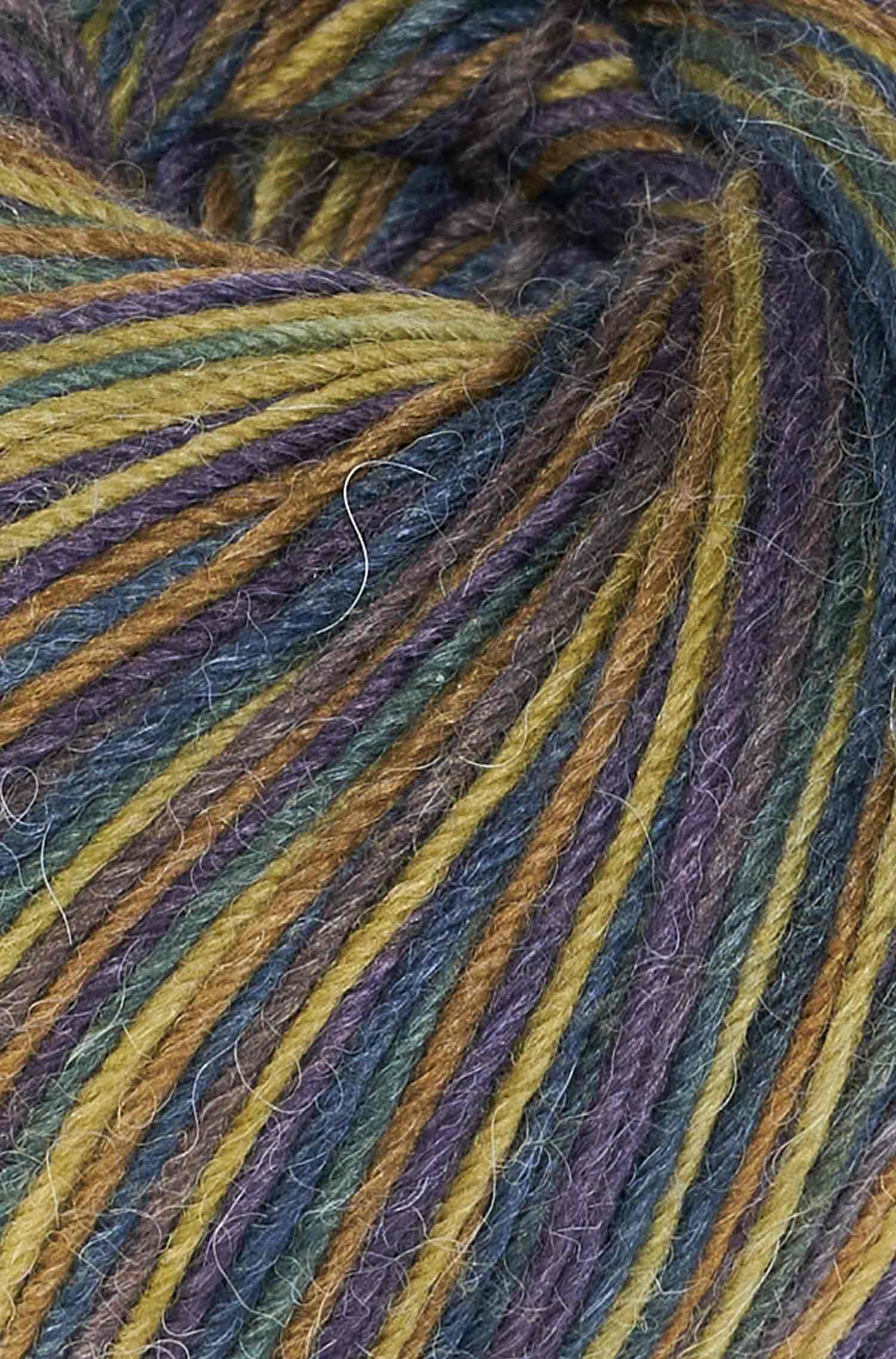 Alpaka Sockengarn MULTICOLOUR | 50g-khaki/blau