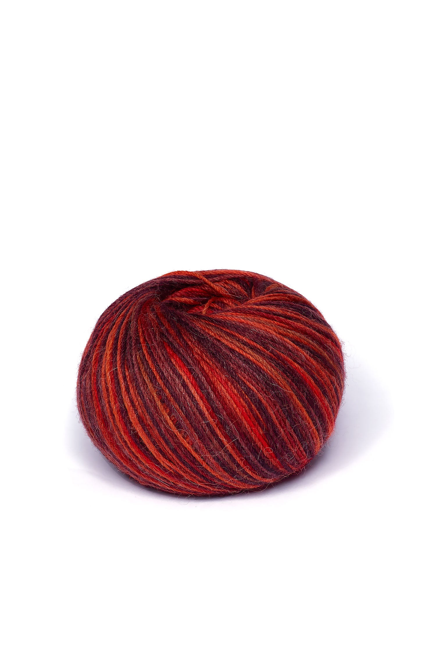 Alpaka Sockengarn MULTICOLOUR | 50g-kupfer/orange