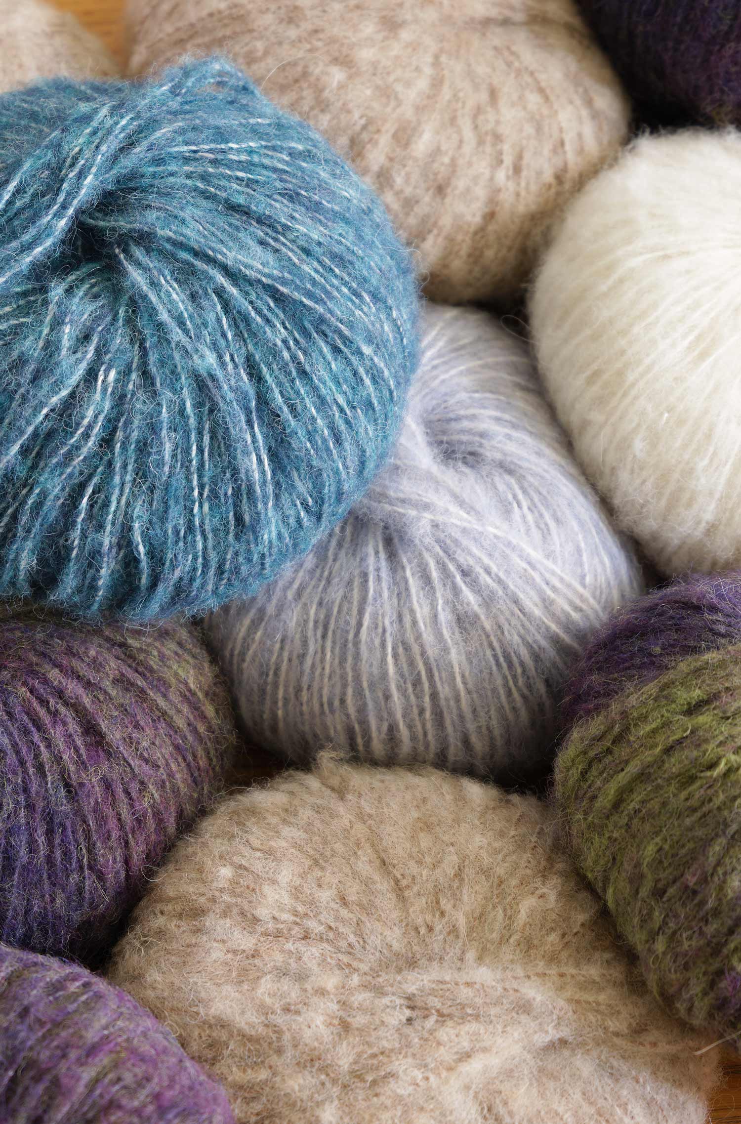 Alpaka Wolle KUSCHELGARN | 5×50g-nougat