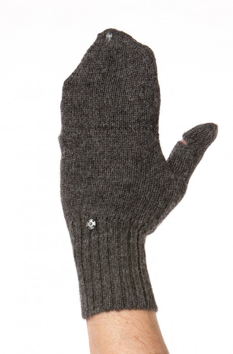 Alpaka Handschuhe Uni für Damen und Herren Apu Kuntur gestrickt
