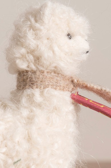 Plüsch Tier QÓNI GRANDE Alpaka Wolle Dekoration 19,5 cm