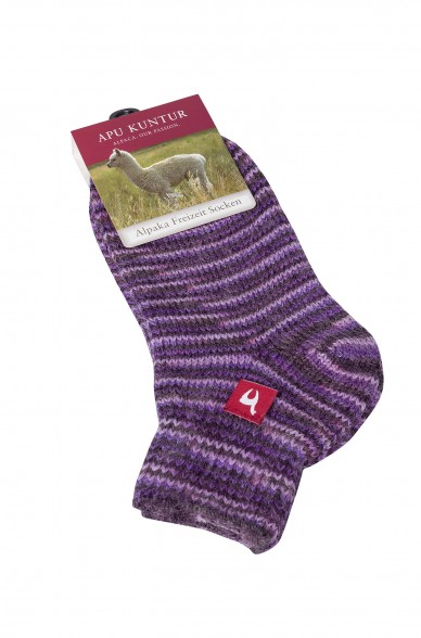 Alpaka Socken FREIZEIT aus Alpaka-Wolle-Mix