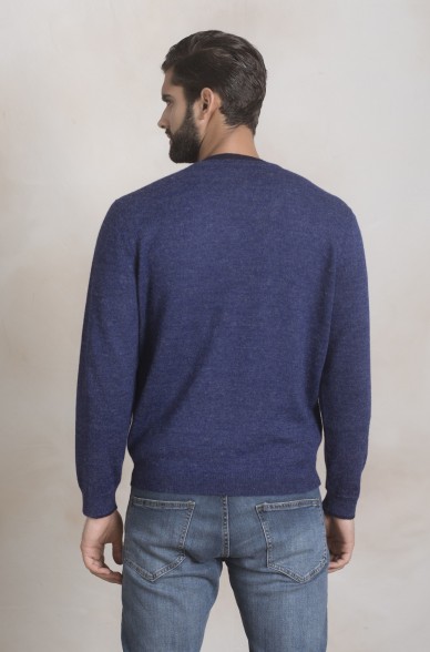 Männer Pullover V-Ausschnitt PALLINO Alpaka Wolle