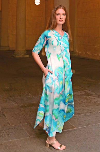 Kleid HEZRON aus 100% Pima Bio Baumwolle
