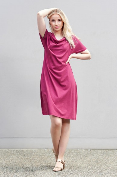 Jersey-Kleid LARA aus 100% Pima Bio Baumwolle