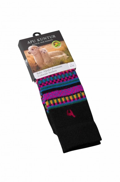 Alpaka Premium Socken COLORIDO aus Baby Alpaka