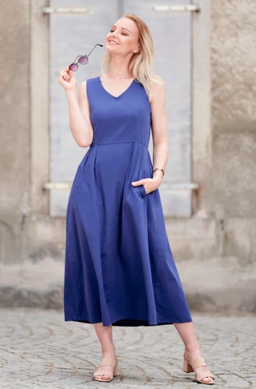 Midi-Kleid ARABELLA aus 100% Pima Bio Baumwolle