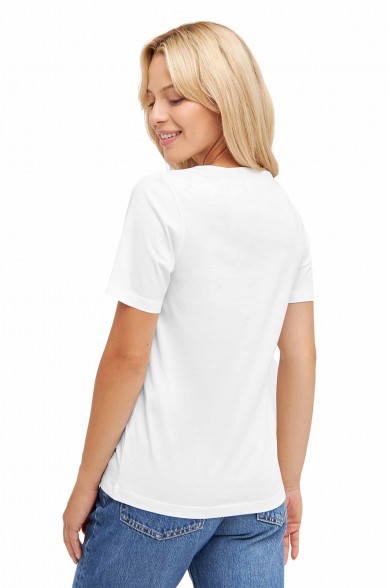 Damen T-Shirt RASSI mit Alpaka-Motiv aus 100% Bio-Pima-Baumwolle