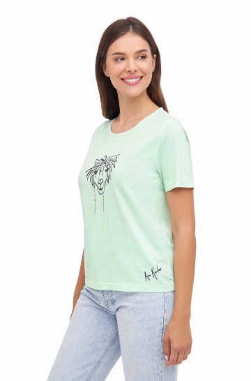 T-Shirt RASSI für Damen aus 100% Bio-Pima-Baumwolle 2