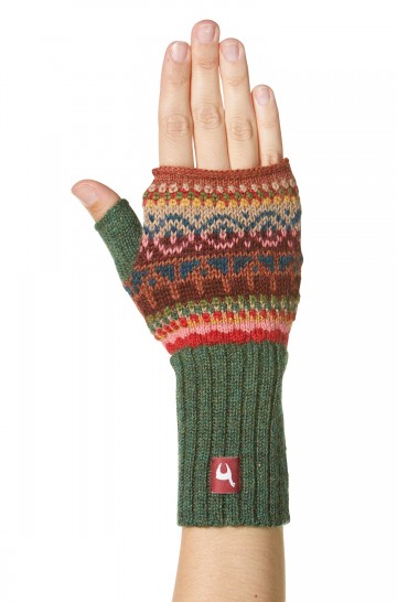 Alpaka Fingerlose Handschuhe LUNA aus 100% Baby Alpaka