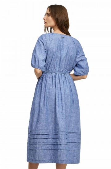 Kleid WAIST aus Baumwolle & Leinen 2