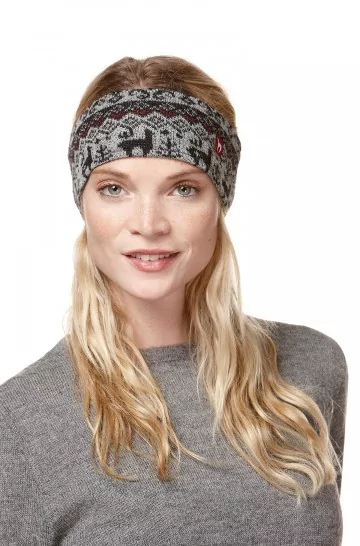 Jacquard knit frontlet ANDEN VIENTOS lined with cotton fleece ladies gents