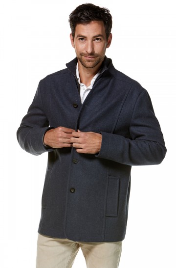 Manteau en alpaga PABLO en mélange d'alpaga et de laine