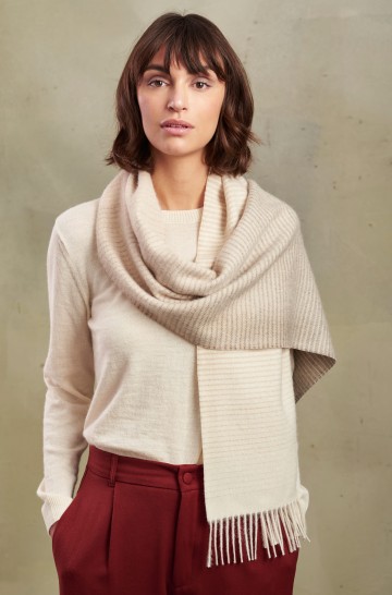 Wool scarf RASHA-B 180 x 30 cm
