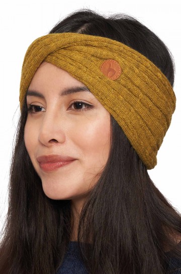 Alpaca headband SUAVE Twist from 100% baby alpaca
