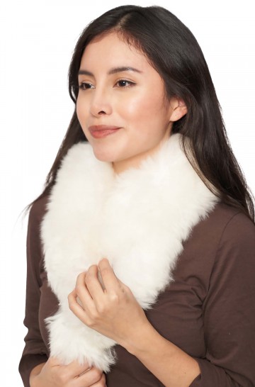 Alpaca fur scarf 100% alpaca fur