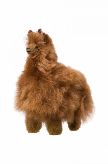 Alpaca COZY FURIOUS ANIMAL (10cm) made of alpaca fur