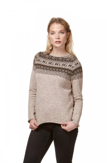 Alpaca sweater DIVINO from 100% baby alpaca