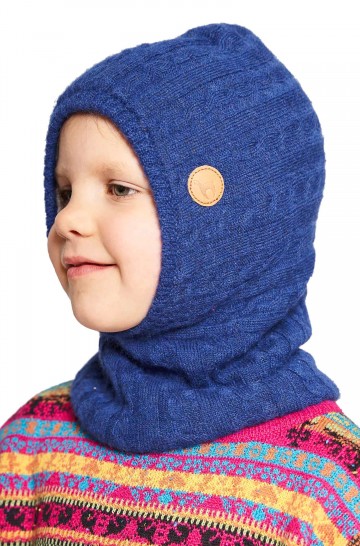 Slip-on cap LANI children ring scarf with hood