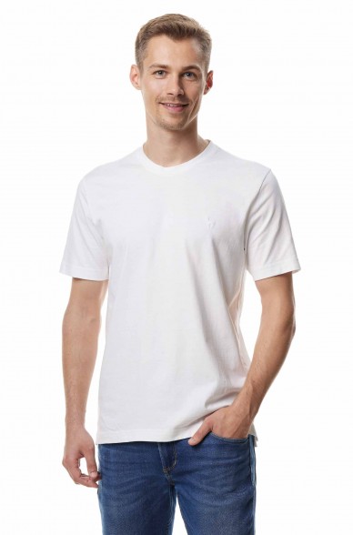 T-Shirt Rundhals aus 90% Bio-Baumwolle & 10% Royal Alpaka_43068