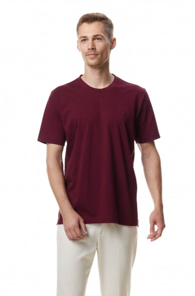 T-Shirt Rundhals aus 90% Bio-Baumwolle & 10% Royal Alpaka_43079