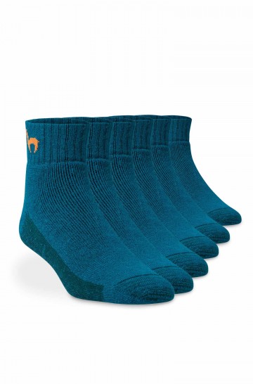 Alpaka Socken ABS kurz 6er Pack mit 52% Alpaka & 35% Wolle